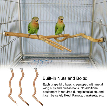 NatPet _ Wooden Bird Perch